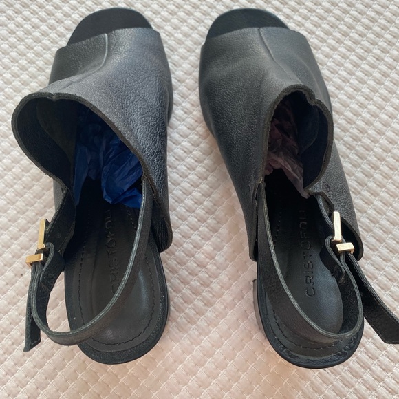 CRISTOFOLI sling back mules - Picture 4 of 11